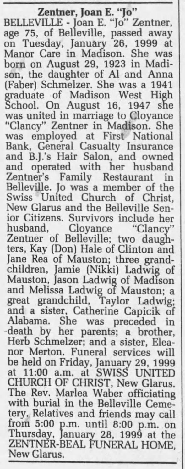 Clipping from Wisconsin State Journal